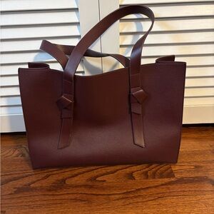Rachel Zoe Burgundy Leather Tote